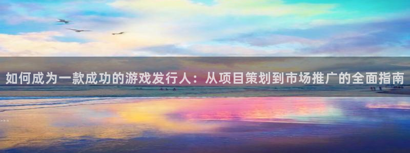 bg大游智邦：如何成为一款成功的游戏发行人：从项目策划到市场推广的全面指南